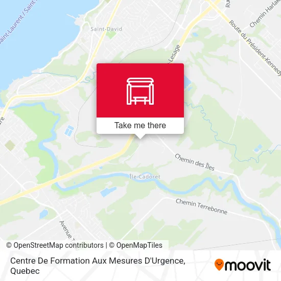 Centre De Formation Aux Mesures D'Urgence map