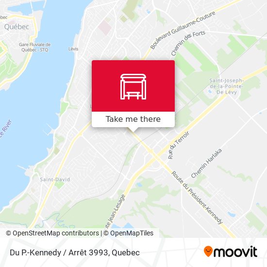 Du P.-Kennedy / Arrêt 3993 map