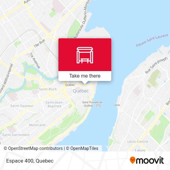 Espace 400 map