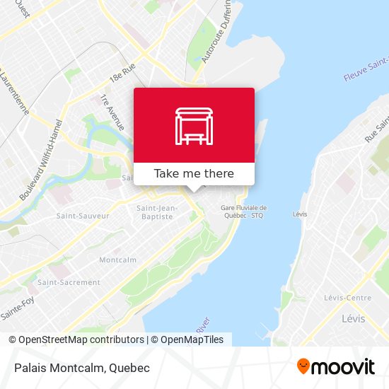 Palais Montcalm map