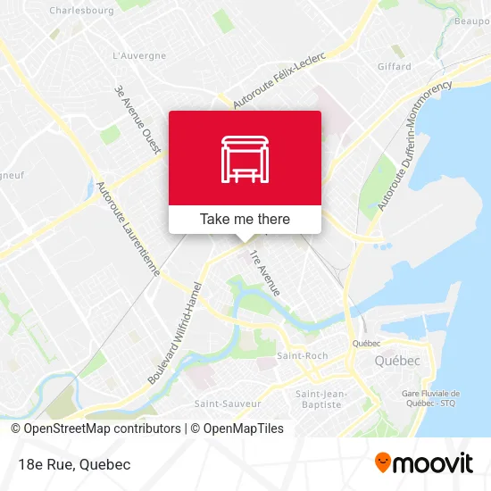 18e Rue map