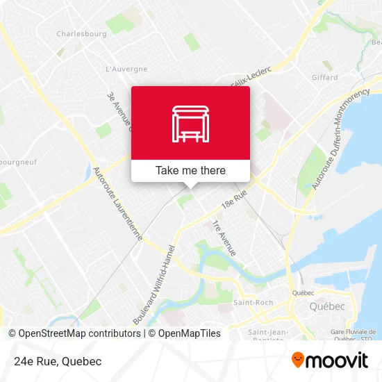 24e Rue map