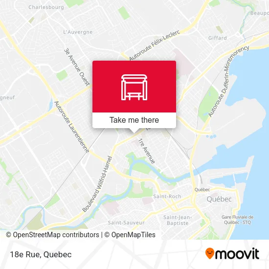18e Rue map