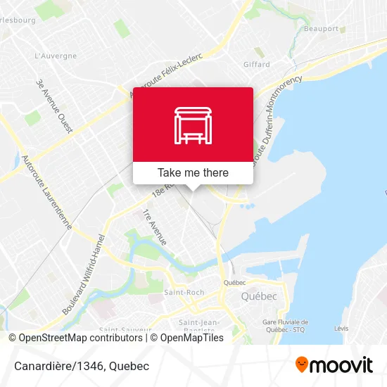 Canardière/1346 map
