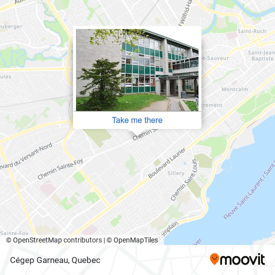 Cégep Garneau map