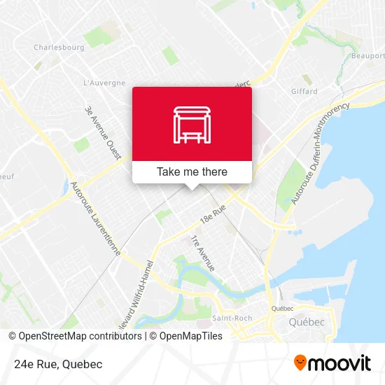 24e Rue map