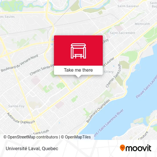 Université Laval map