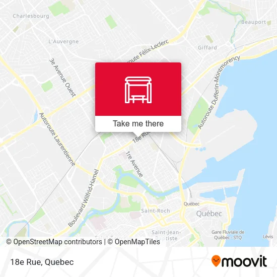 18e Rue map