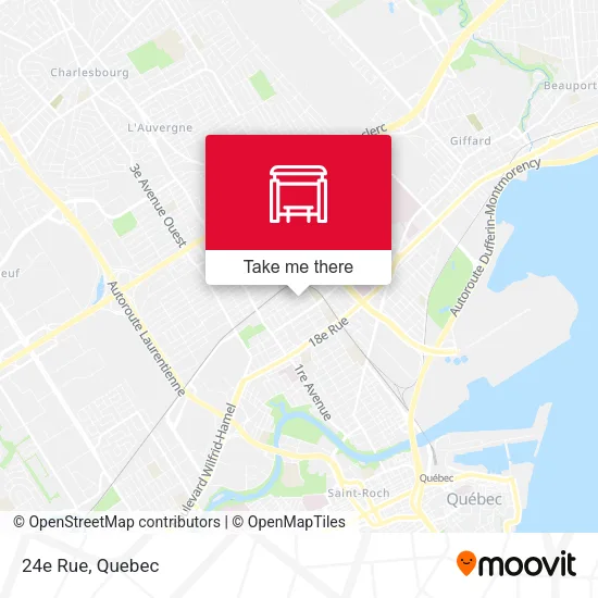 24e Rue map