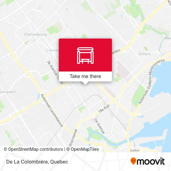 De La Colombière map