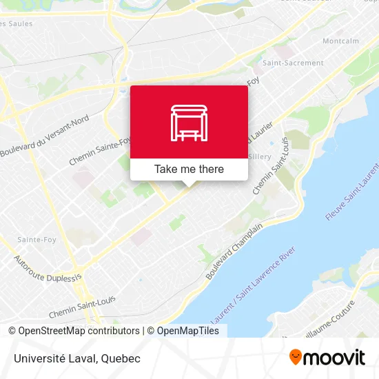 Université Laval map