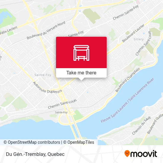 Du Gén.-Tremblay map