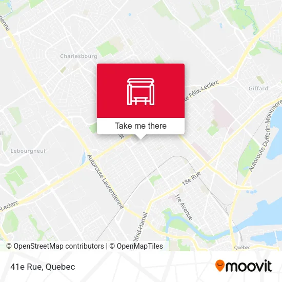 41e Rue map