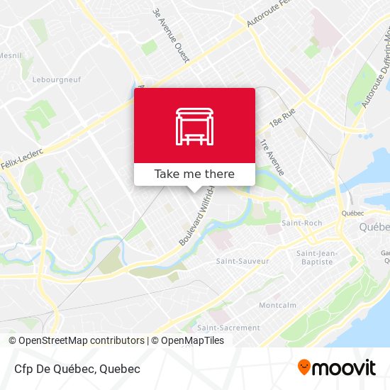 Cfp De Québec map