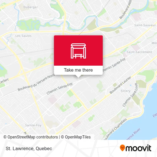 St. Lawrence map