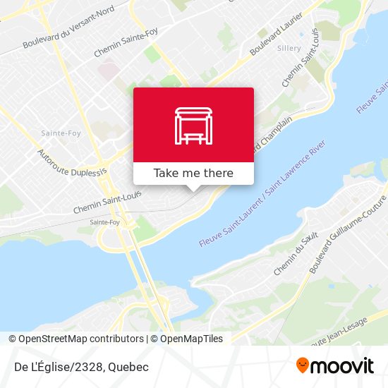 De L'Église/2328 map