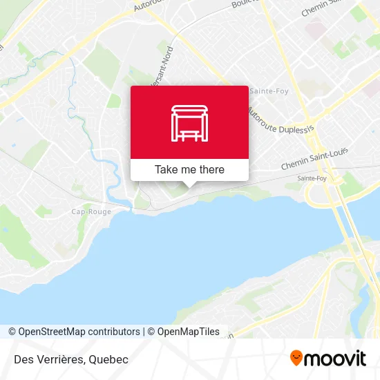 Des Verrières map