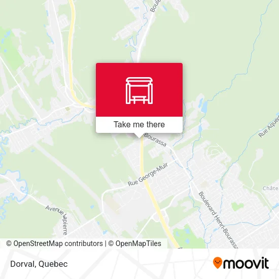 Dorval map