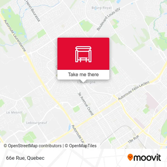 66e Rue map