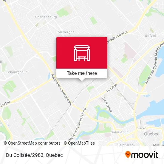 Du Colisée/2983 map