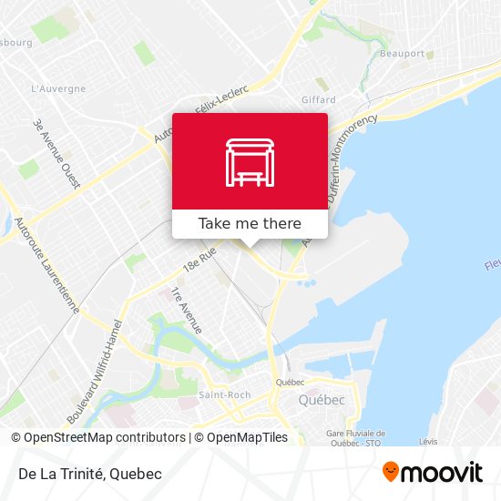 De La Trinité map
