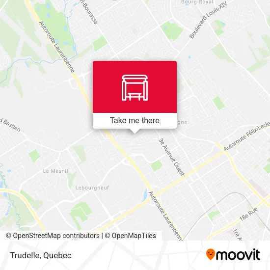 Trudelle map