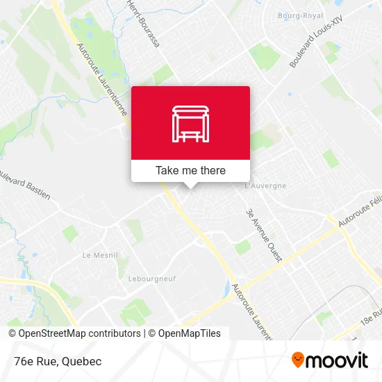 76e Rue map