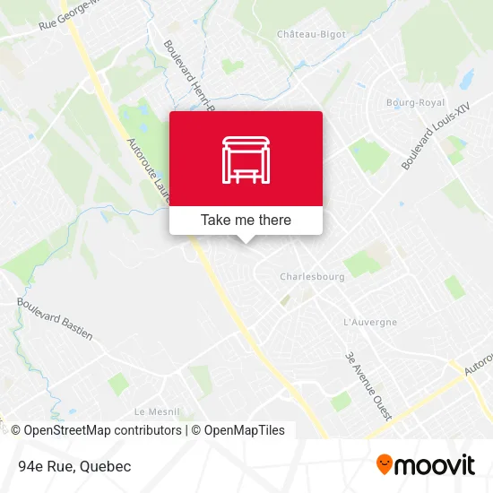 94e Rue map