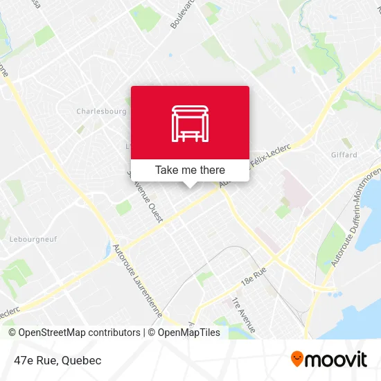 47e Rue map