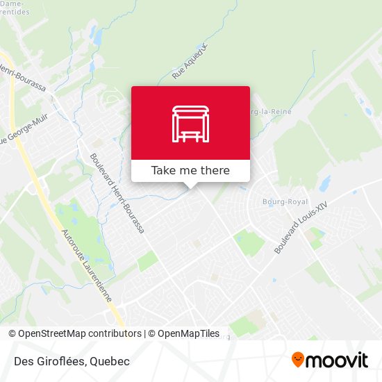 Des Giroflées map