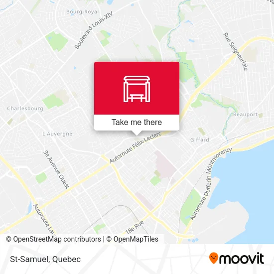 St-Samuel map