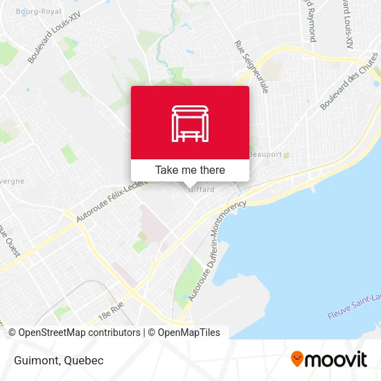 Guimont map
