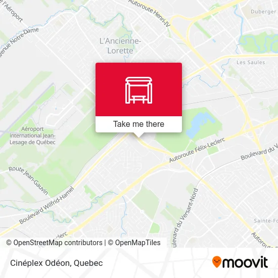Cinéplex Odéon map