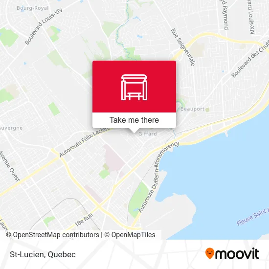 St-Lucien map