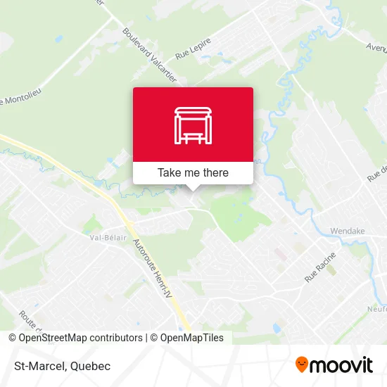 St-Marcel map
