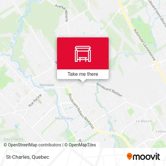 St-Charles map