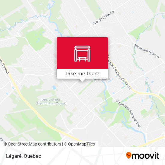 Légaré map
