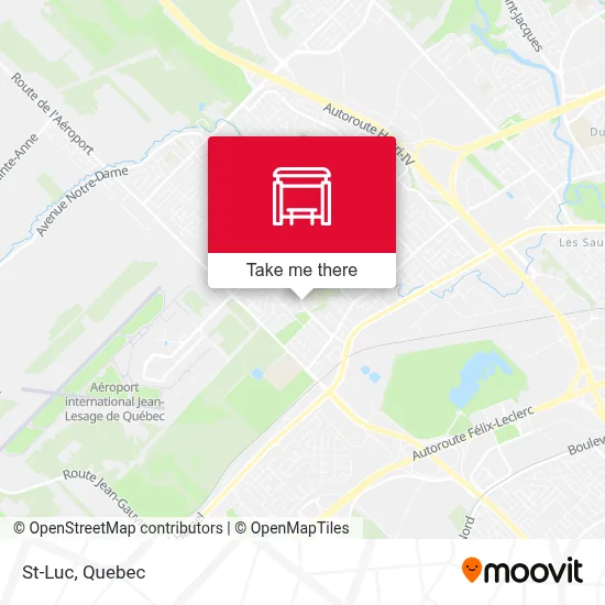 St-Luc map