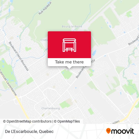 De L'Escarboucle map