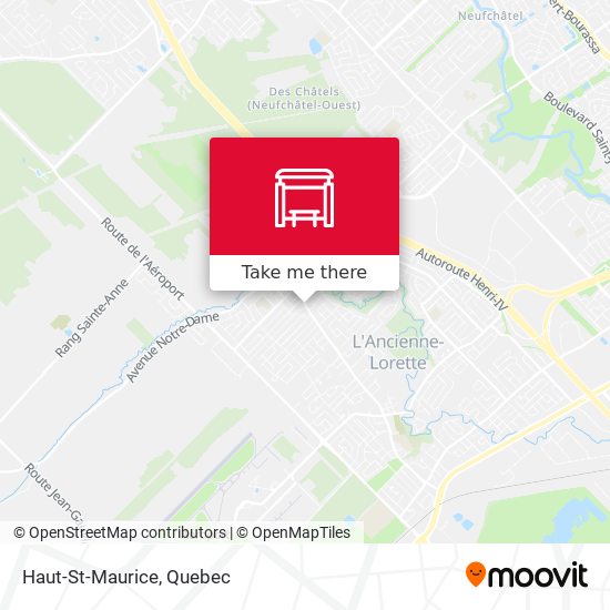 Haut-St-Maurice map