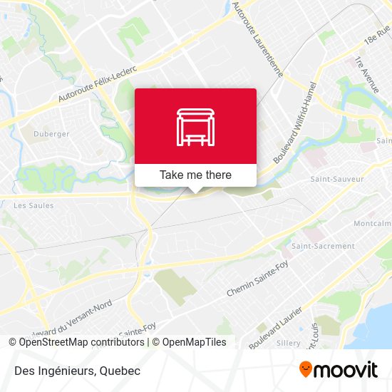 Des Ingénieurs map