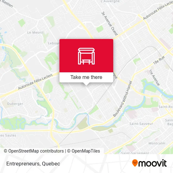 Entrepreneurs map