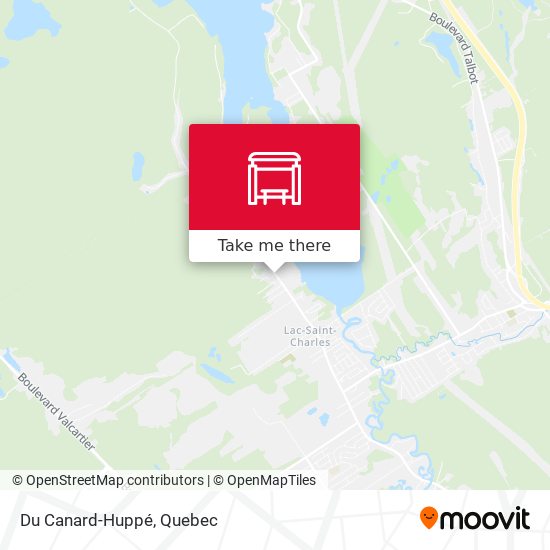 Du Canard-Huppé map