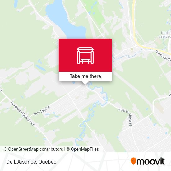 De L'Aisance map
