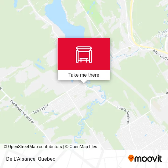 De L'Aisance map