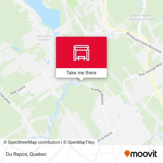 Du Repos map