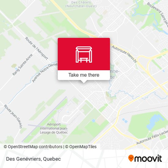 Des Genévriers map