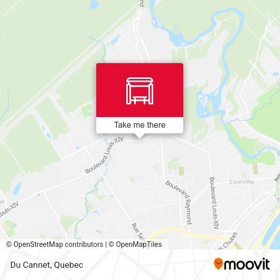 Du Cannet map