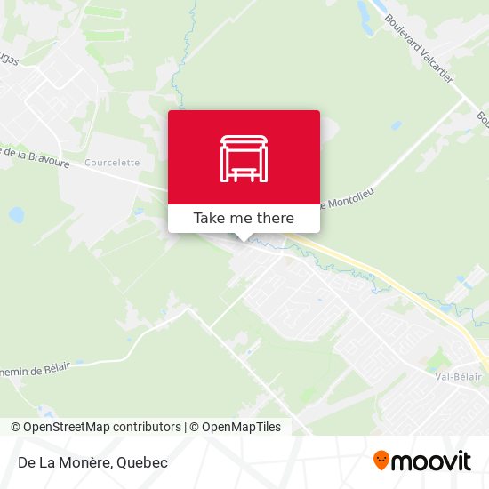 De La Monère map