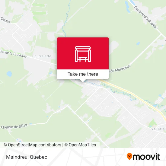 Maindreu map